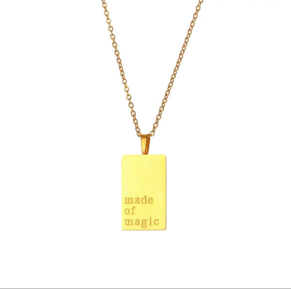 Made of Magic Pendant Necklace