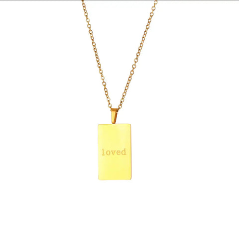 Loved Pendant Necklace